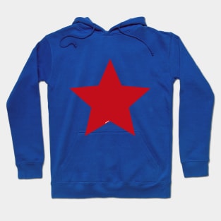 XHOZUCAN | STAR | red Hoodie